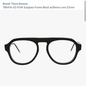 Black Eyeglasses Frame: Thom Browne